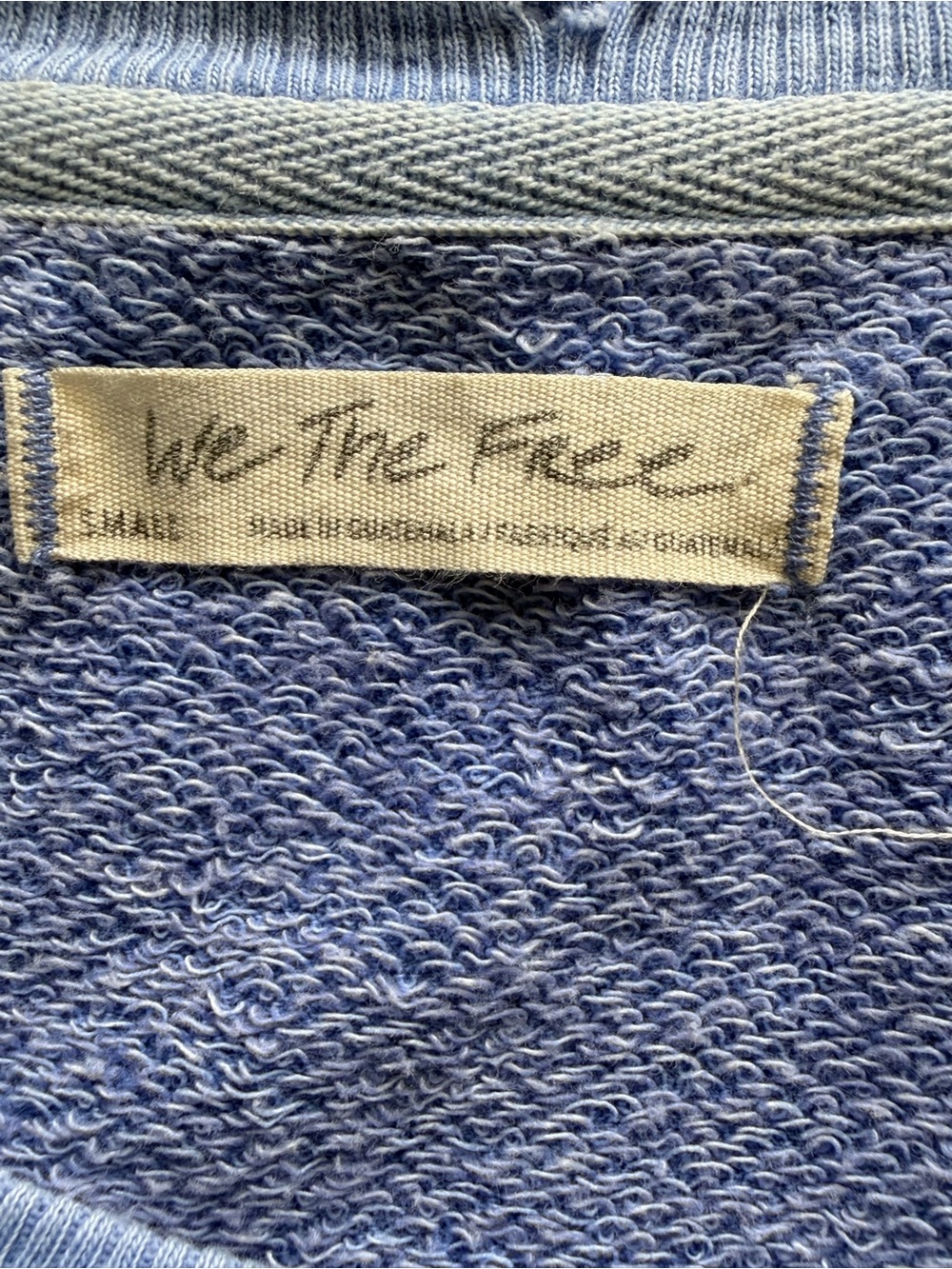 Free People We The Free Camden Oversized Sweatshirt Mountain Spring S - Picture 6 of 11